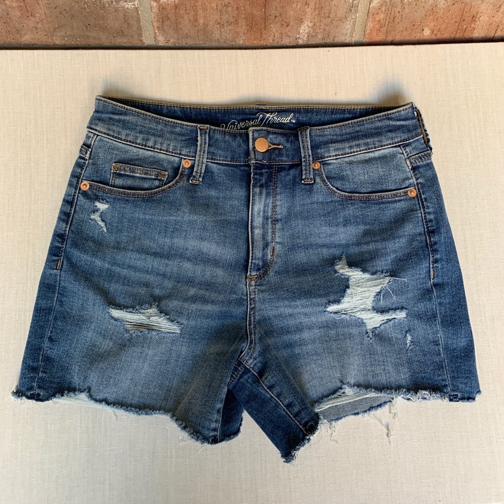 Universal Thread Cutoff Denim Shorts, Size 6